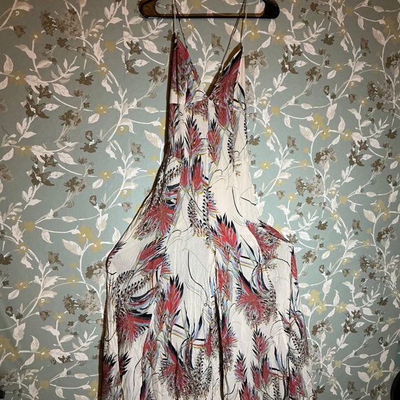 🍀 Free People Alissa Tropical Romper Size 2 - Picture 2 of 3